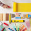 Paint Brush Sets Standard Brush Design 25pcs Blue 6