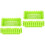 Bonsai Planters Durable Plastic Rectangular For 4pcs 6