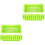 Bonsai Planters Durable Plastic Rectangular For 4pcs 5