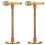 2Pcs Miniature Microphone Model Tiny Decorative Accessory 2
