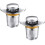 4 Pcs Strainer Basin Press-Type Plug Bathroom Deodorant Anti-Clogging 1