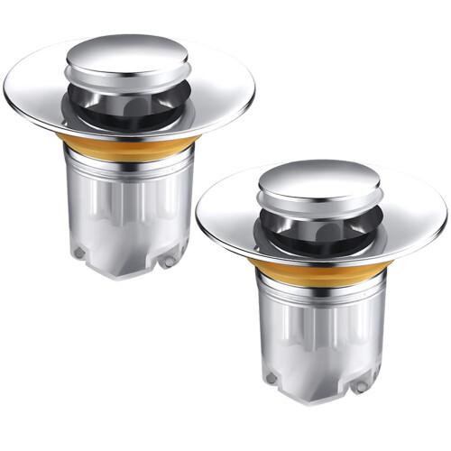4 Pcs Strainer Basin Press-Type Plug Bathroom Deodorant Anti-Clogging