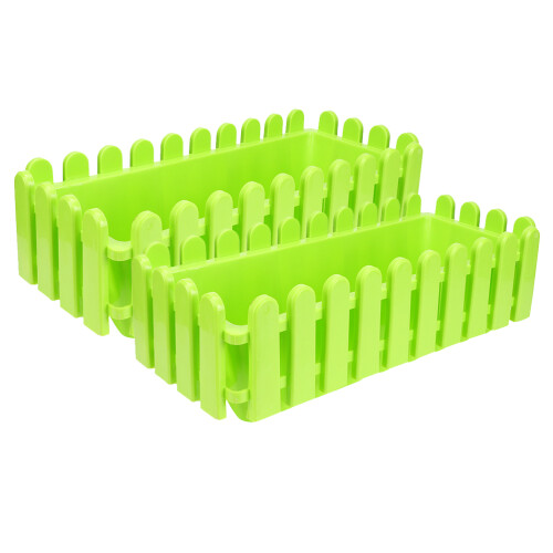 Bonsai Planters Durable Plastic Rectangular For 4pcs 2
