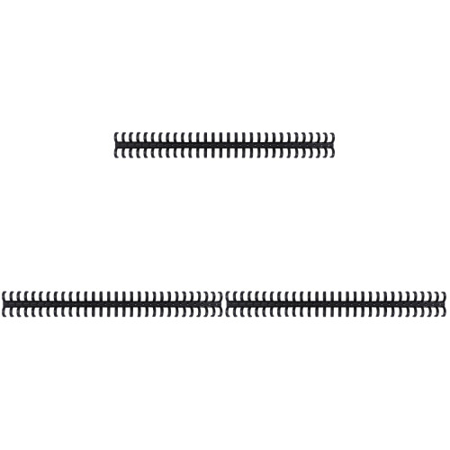 30 Pcs Loose-Leaf Plastic Binding Rings Spiral For A4 Paper Office 1