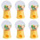 6Pcs Funny Fruit Erasers Creative Cartoon School Supplies 1