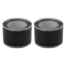 4 Rolls 1.5M Black Waterproof Self Adhesive Tape High Temp Resistance
