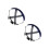 2Pcs Adjustable Black Plastic Hard Hat Accessories for Industrial Use 5