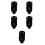 5Pcs Compact Black Iron Locking Latch for Jewelry Box Suitcase Hasp 10
