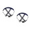 2Pcs Adjustable Black Plastic Hard Hat Accessories for Industrial Use 4