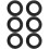 18Pcs Rubber Wire Grommets Black Cable Hole Covers Durable Non-Slip 1