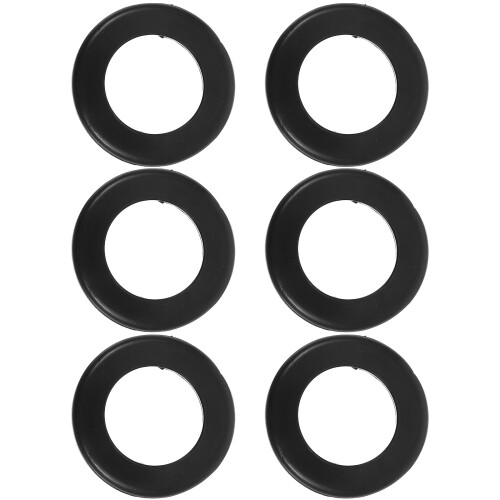 18Pcs Rubber Wire Grommets Black Cable Hole Covers Durable Non-Slip