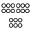 18Pcs Rubber Wire Grommets Black Cable Hole Covers Durable Non-Slip 9