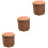3Pcs Foldable Storage Stools with Lid Kid Stool Multi-Purpose Home Use 7