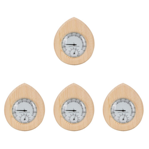 4Pcs Accurate Sauna Room Hygrometer Thermometer for Daily Use 2