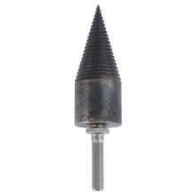 2 Pieces Drill Bit For Splitting Logs Wood Tools Chopper Splitter