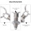 8Pcs Stainless Steel Indexing Pins Pull Ring Knob Plungers Machine 5