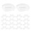 150Pcs Transparent Mango Design Cake Boxes Cupcake Carrier for Snacks 3