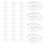 150Pcs Transparent Mango Design Cake Boxes Cupcake Carrier for Snacks 5