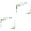 2Pcs Blank Acrylic Whiteboard Dry Erase Writing Planning Message Board 5