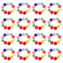 3 Bags Colorful Wool Balls Child Decorative Hanging Ornaments Colored