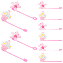 30 Pcs Reusable Drinking Straw Covers Decorative Caps Supply