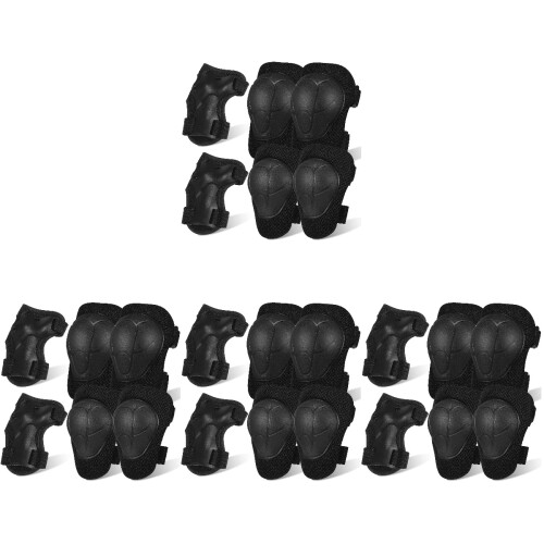 4Sets Kinder Schutzausrüstung Set Knie Ellbogen Handgelenk Puffer 1