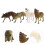 12Pcs High Grade Plastic Wolf Model Set for Kids Education and Play 10
