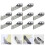 20 Pcs Corner Code Stainless Steel Heavy Shelf 11