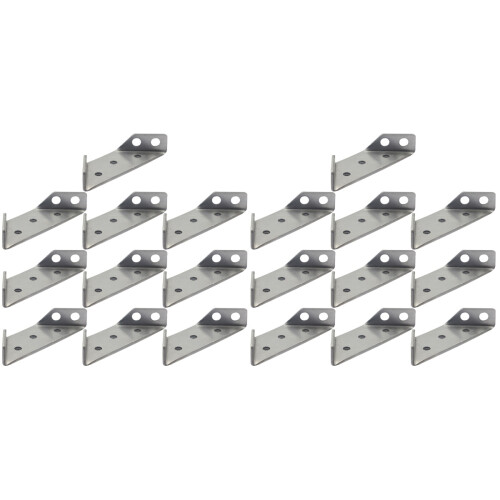 20 Pcs Corner Code Stainless Steel Heavy Shelf 1