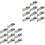 20 Pcs Corner Code Stainless Steel Heavy Shelf 3