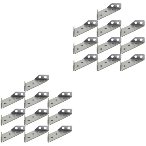 20 Pcs Corner Code Stainless Steel Heavy Shelf 2