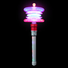 3Pcs Colorful Led Light Up Snowflake Wand For Party Event