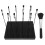 2 Sets Model Painting Stand Base Holder With Bendable Clips And Brush 2