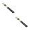 4Pcs Lightweight Black Bamboo Drumsticks Durable Wooden Drum Brushes 10