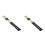 4Pcs Lightweight Black Bamboo Drumsticks Durable Wooden Drum Brushes 4