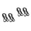4 Pcs Double Shoulder Ski And Snowboard Straps Portable Fixing Straps 8