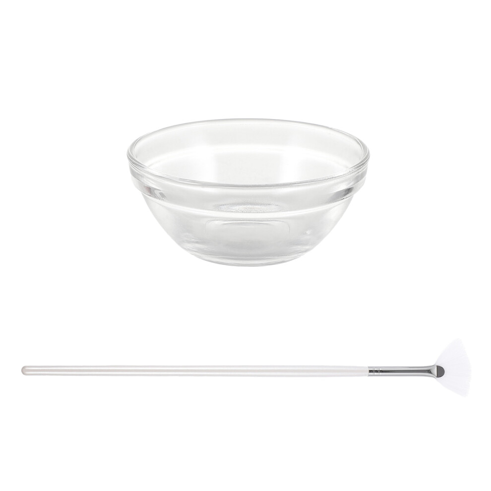 Totority 8 Pcs Facial Mask Brush With Bowl For Diy Mud Application