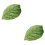 2Pcs Green Leaf Pillow Plush Cotton Decorative Sofa Nap Pillow 8