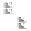 4Pcs Zinc Alloy Closet Pole Socket Brackets Silver Rustproof for Home 7