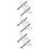6Pcs Steel Clock Winding Key Tools Silver Durable Clock Repair Kit 10
