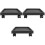 3 Pcs Square Flowerpot Tray Movable Plant Pot Base Plate 6
