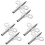 6Pcs Steel Clock Winding Key Tools Silver Durable Clock Repair Kit 4