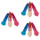 5pcs Ceiling Fan Extension Chain For Fan Light Decorative Chain Pulls Crystal Pendant Style 6