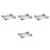 4Pcs Stainless Steel Baking Pan Set with Wire Rack Silver Deep Design 7