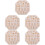 5 Pieces Clay Tin Silicone Mold Different Patterns Reusable 8