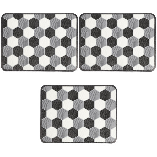 3 Count Washing Up Drying Mat Kitchen Mats For Dishes Pad Counter 2