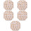 5 Pieces Clay Tin Silicone Mold Different Patterns Reusable 9
