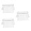 3Pcs Multi PVC Toy Storage Bags Clear Foldable Organizer with Zipper 10