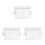 3Pcs Multi PVC Toy Storage Bags Clear Foldable Organizer with Zipper 6