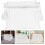 3Pcs Multi PVC Toy Storage Bags Clear Foldable Organizer with Zipper 11